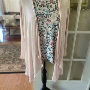 J Jill Light Weight Open Cardigan Knit & Top ~ PS